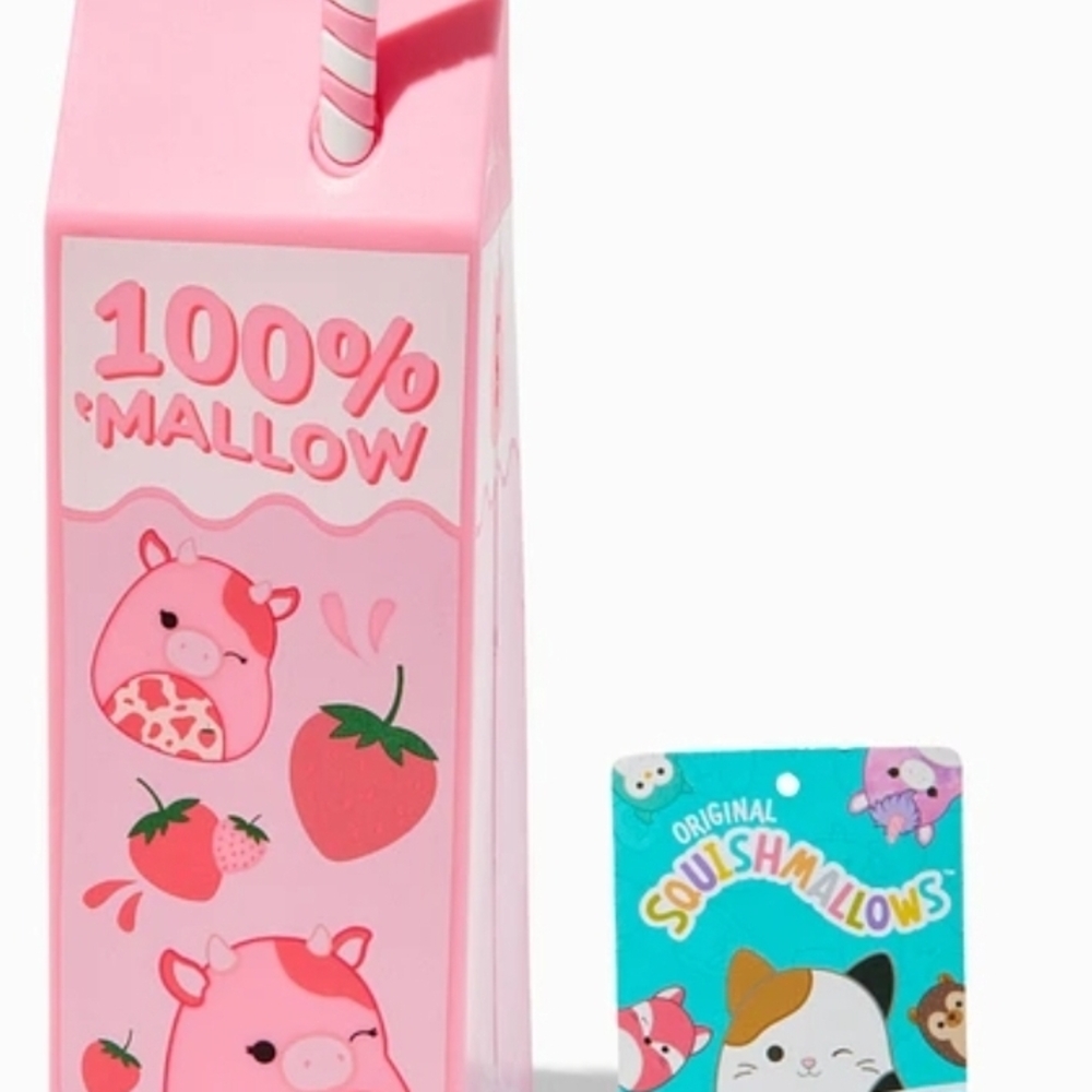 Pink Squishmallows Milk Carton Pencil Case
